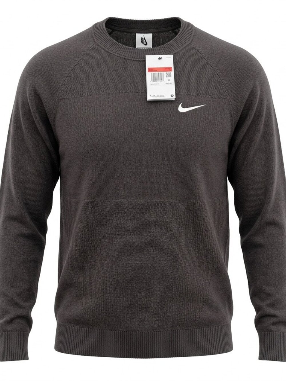Nike Tour Sweater Knit Crew Rayon Golf Mens L NWT FQ8832-321